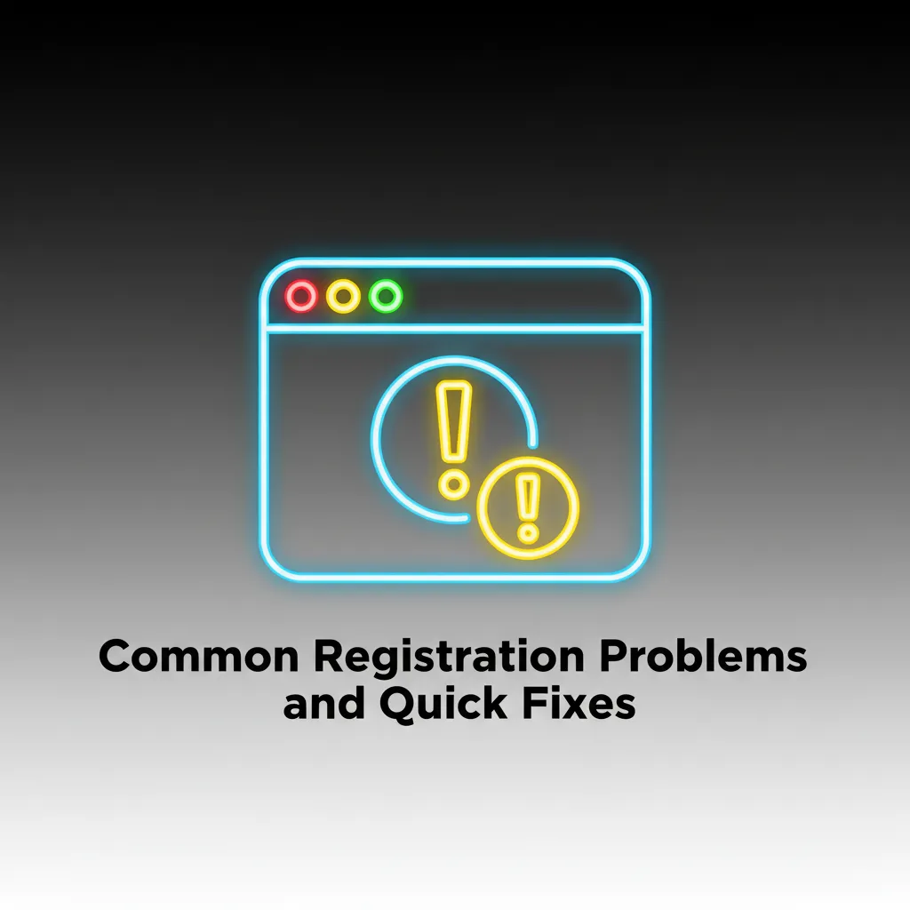 Common sign-up problems and fixes: no OTP, missing email, account in use, geo/VPN issues, app install errors