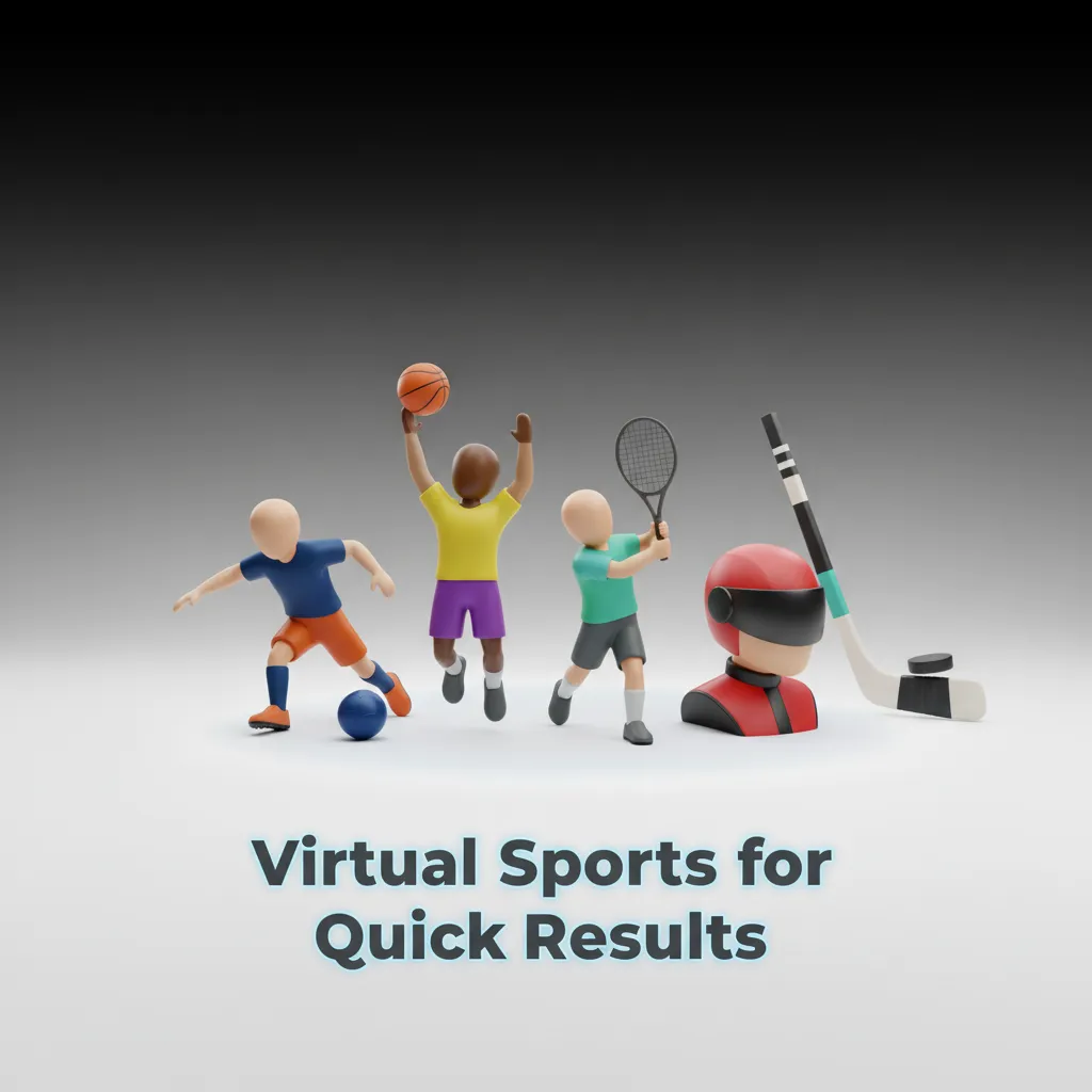 Virtual sports with quick results every few minutes: RNG-based cricket, football, horse racing and greyhounds in India.