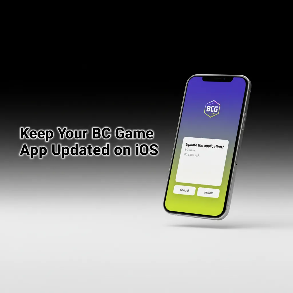 BC Game iOS web app auto-updates on open; no App Store updates; new features, markets, games, promos appear.