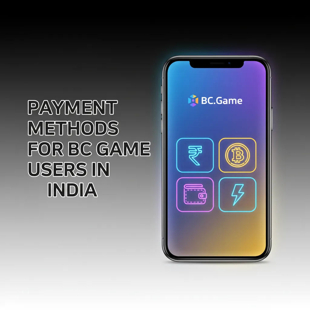BC Game India payment options: UPI, NetBanking/IMPS, Visa/Mastercard, crypto. ₹500+ deposits, ₹1,000+ withdrawals; KYC req.