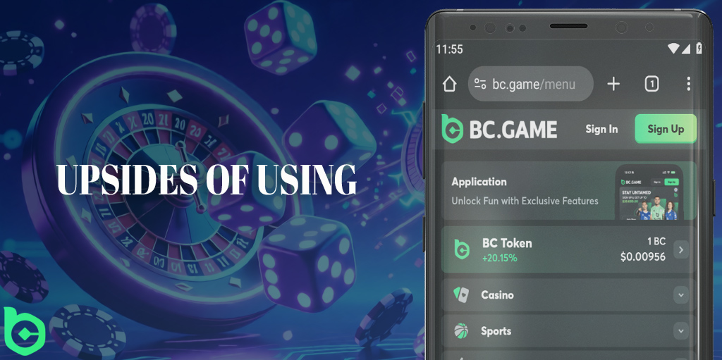 The BC Game mobile app is a full-fledged casino and bookmaker on your phone.
